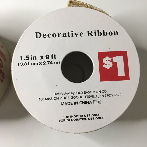 Home for the Holidays Red Truck Christmas Wired Ribbon 2 Rolls 1.5 in x 9 ft - Picture 12 of 12